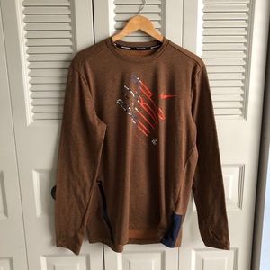 NWOT Nike Therma fit trail running shirt size L